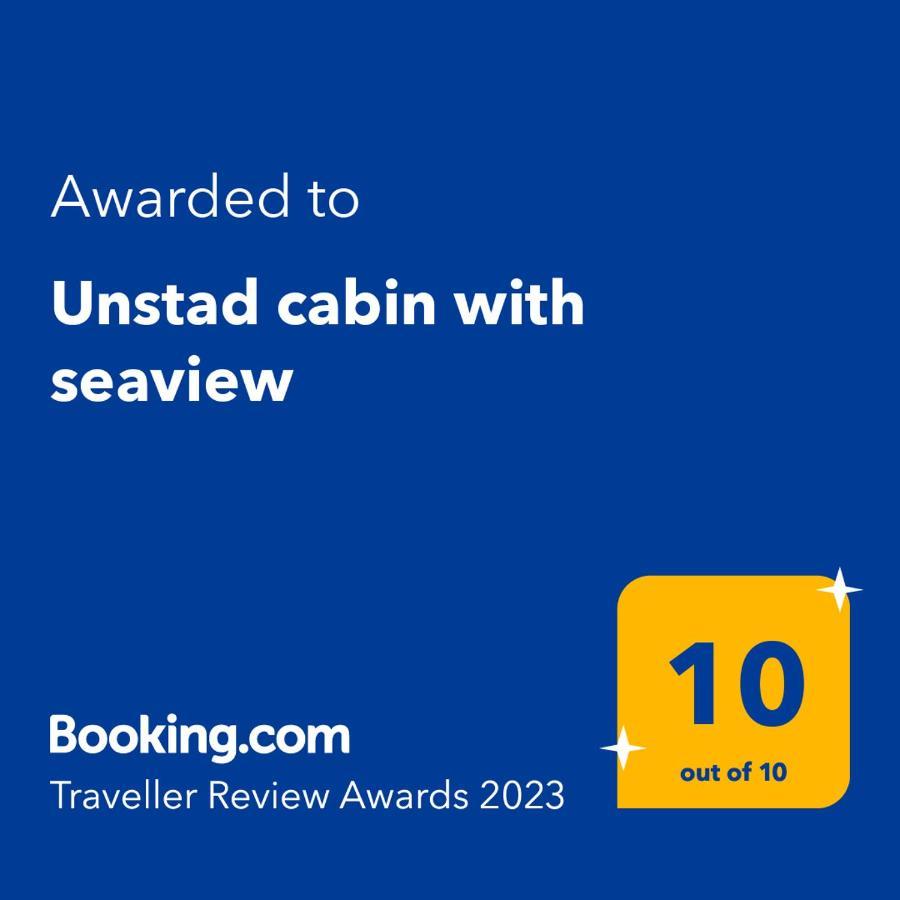 Unstad Cabin With Seaview Unnstad Dış mekan fotoğraf